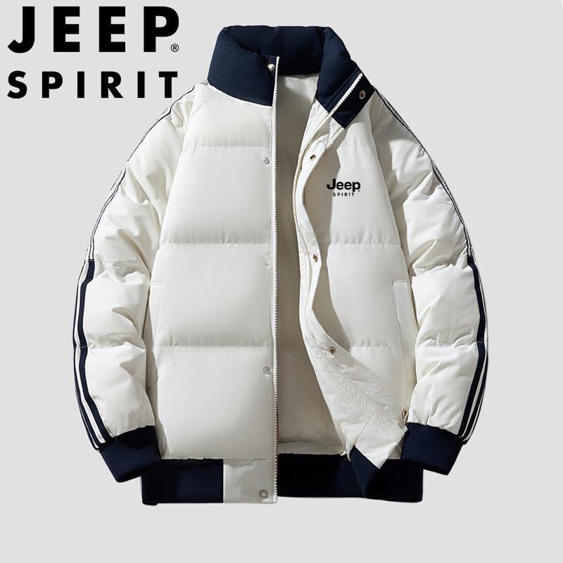 JEEP SPIRIT Herren Winter Stehkragen Wattierte Jacke