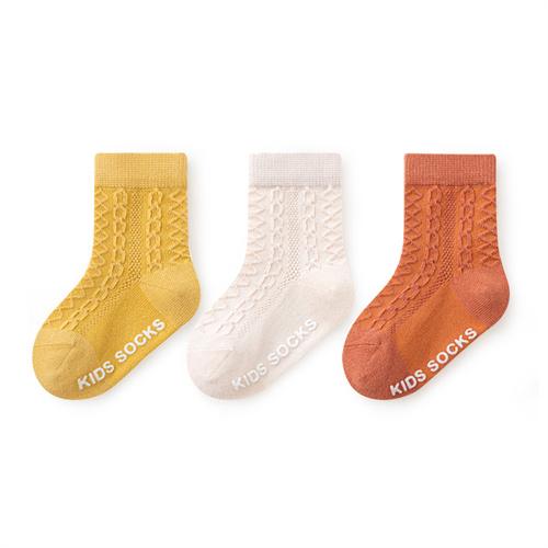 Lawadka 3Pairs/set Baby Girls Boys Socks For Newborn 0-5Y Summer Spring Children's Cotton Toddler Infant Non-slip  Floor Sock