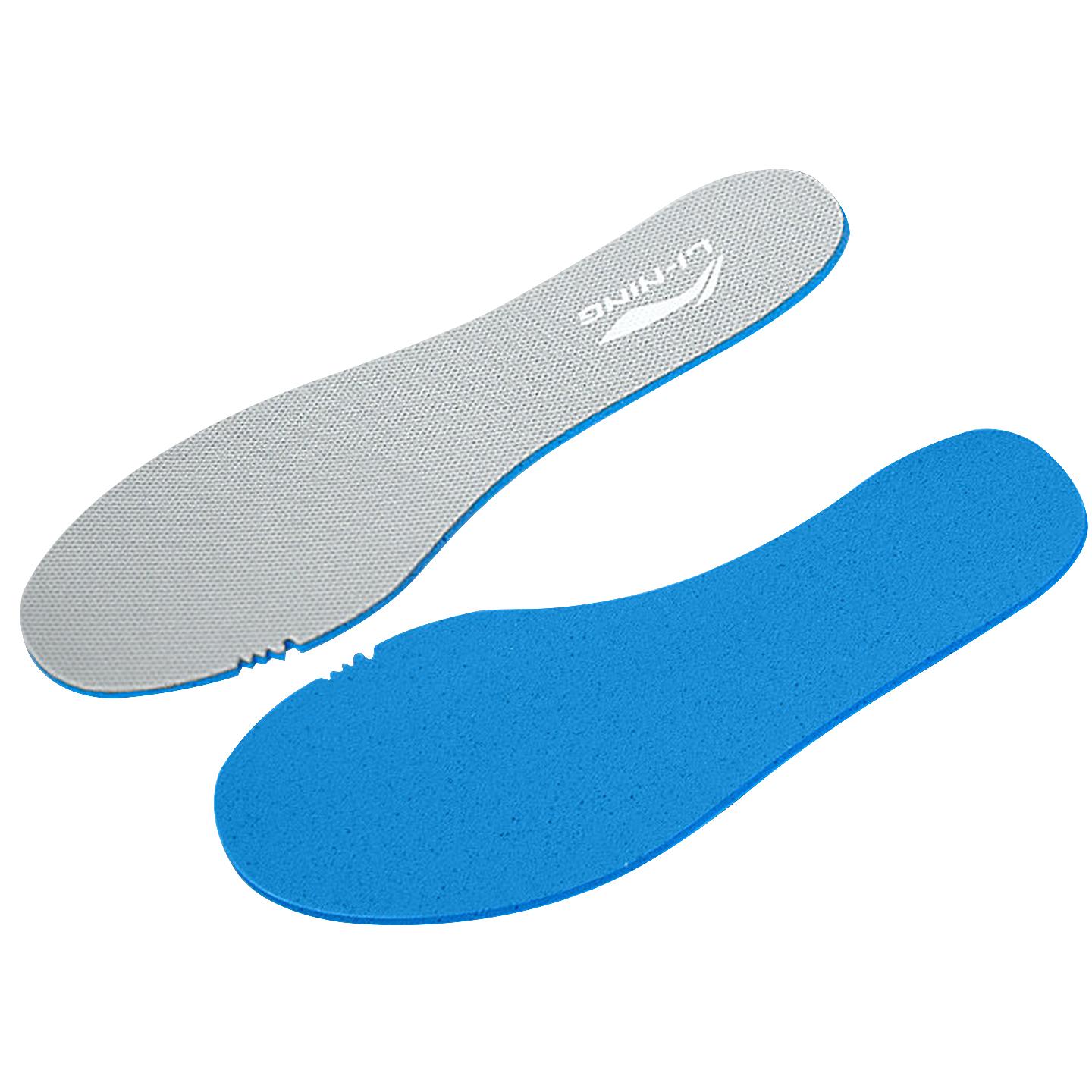 Li Ning Comfortable And Breathable Insoles Unisex Blue Gray LNXMX-YQAW009-1 36