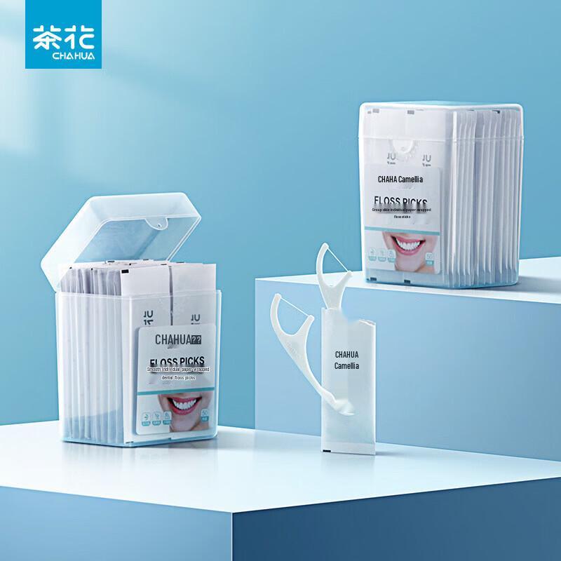 CHAHUA Disposable Dental Floss Sticks