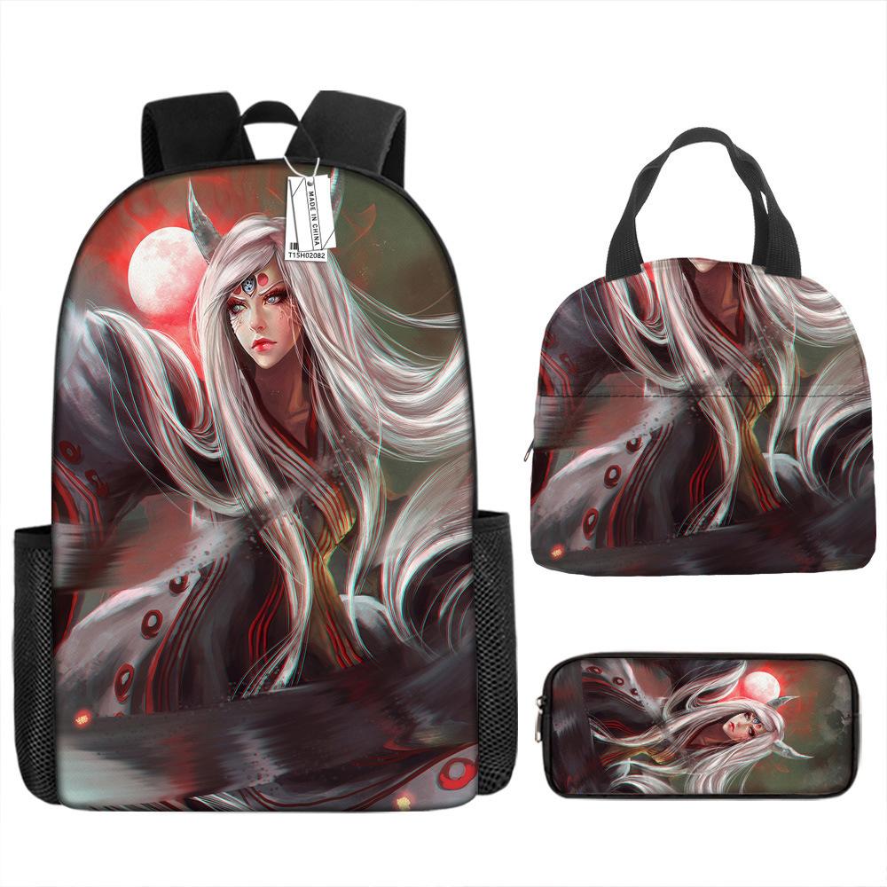 Elementary school students Naruto backpack 34th 5th 6th grade children's large-capacity backpack anti-splashing water
