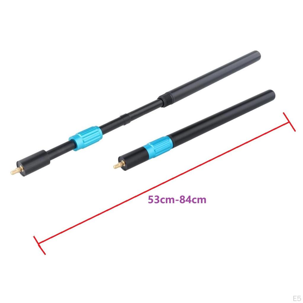 21 Inch Pool Cue Extension, -light Telescopic Billiard Aluminum Alloy
