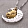 Necklaces, Valentine'S Day Ornaments, Love Moon Couple Necklaces, Pendants
