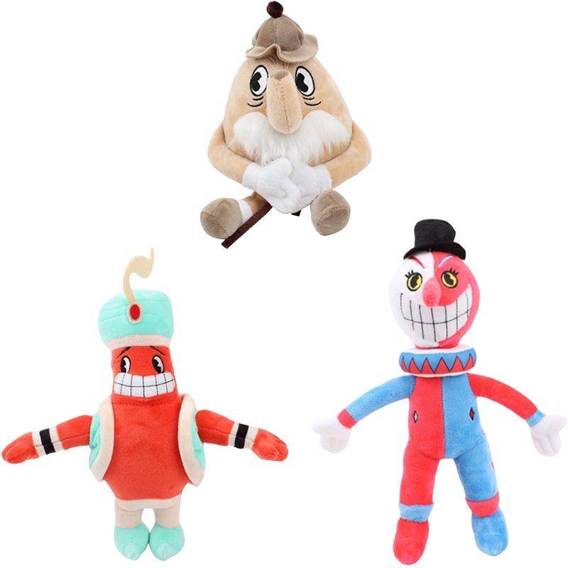 Cuphead Soft Plush Toy With Magic Lamp Teapot And Joker Design