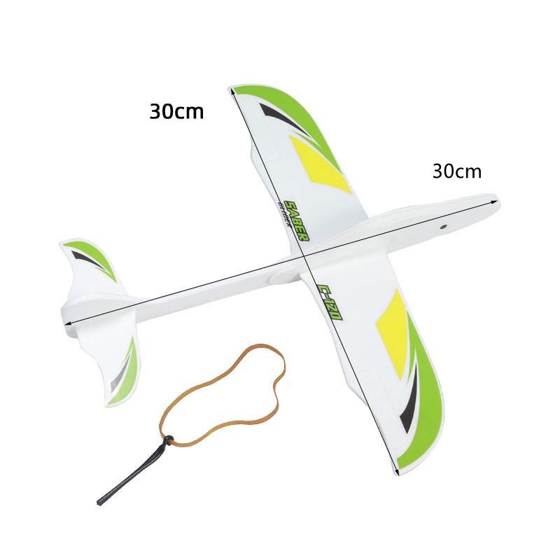 Foam Airplane Launcher Toy Epp Bubble Plane Glider Hand Throw Catapult Plane Toy For Kids Catapult Guns Aircraft Launcher Game
