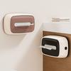 Dust-proof Tissue Box Holder Plastic Tissue Paper Dispenser Napkin Holder  Kitchen Desktop