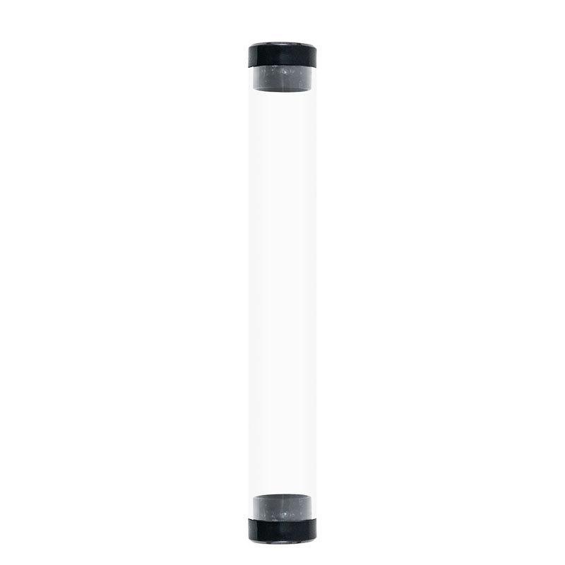 10Pcs Transparent Tube Pen Holder Case Eco-friendly Plastic Ballpoint Pen Storage Box for Teen Student School Use