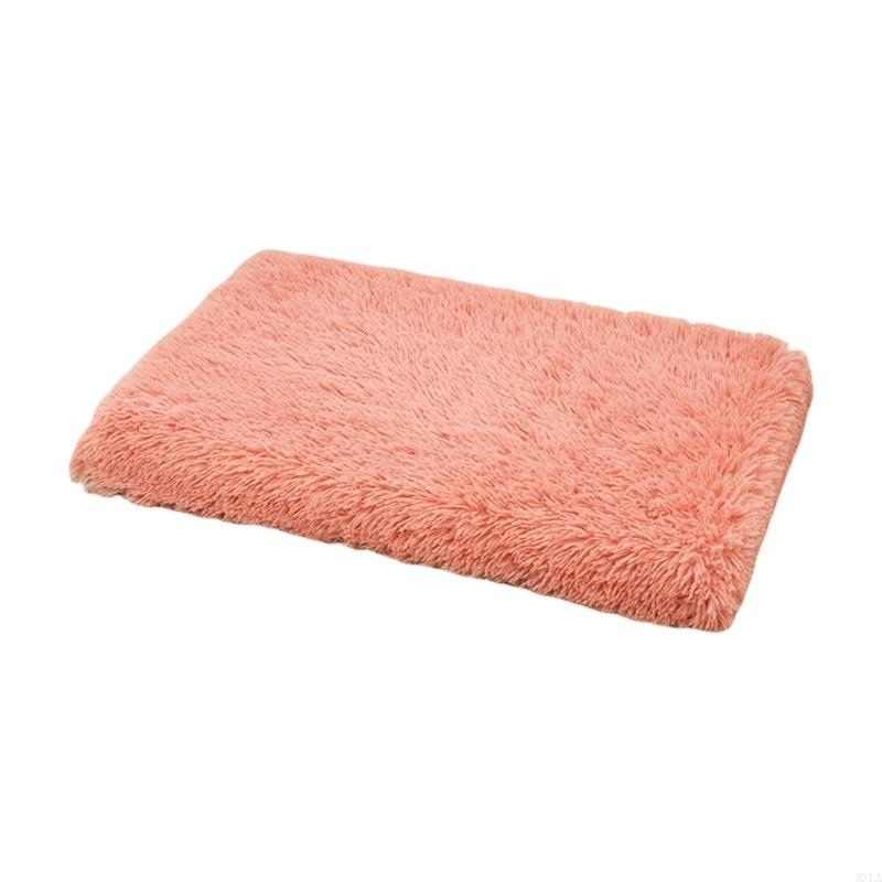 

MXLA Oversized Dog Bed Soft Pet Bed Furry Cover Nest for Large Dog Cats M розовый