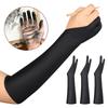 1 Pair Comfortable Elastic Long Sleeve Gloves for Artists Gardeners Anti Stain Breathable Design Painting Gloves