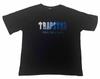 Trapstar 'It A Secret' Schwarzes T-Shirt Größe Herren L Flauschiger Druck