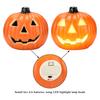 1pc 8in 21×19.5cm Halloween Easter Face Funny Hallow Pumpkin Lights Decorate Holiday Decorations