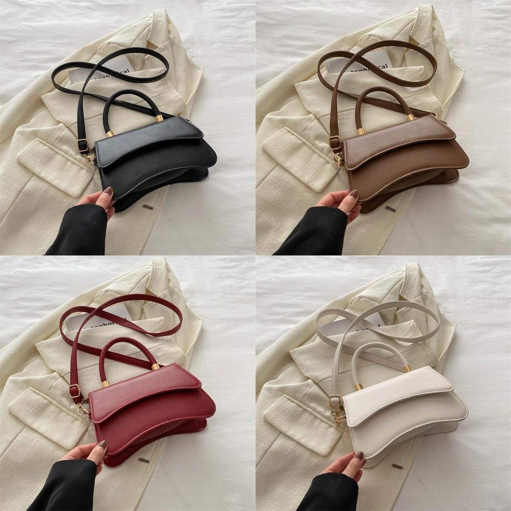 Chic Pu Leather Small Square Bag For Women Casual Street Style Elegant Crossbody Purse With Phone Pocket