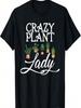 Retro Crazy Plant Lady, Plant Lover Gardener, Plant Mom T-Shirt