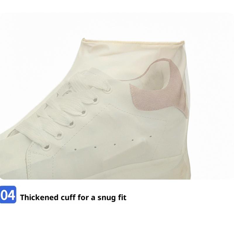 1 Pair Easy to Clean Reusable Rain Gear Fishing Equipment High Elasticity Rainy Day Essentials Non-Slip Hiking Multi-color