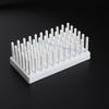 2pcs Lab 66/102column Plastic Test Stand Shelf Tube Rack 20 Holes Laboratory White Centrifuge Tubes Equipment Supplies