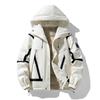 2025 winter men's new fashion down jacket loose casual outdoor windproof and warm cold-resistant hooded simple trendy cotton clothes