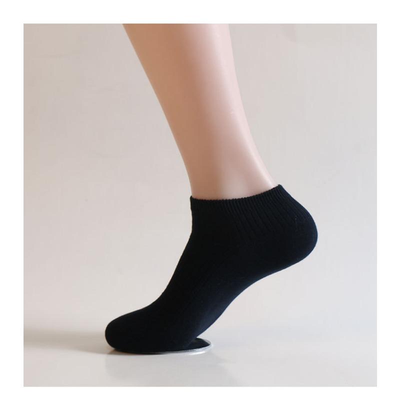 Casual Men's Boat Socks, Jacquard Combed Cotton Socks, Breathable, Sweat-absorbent, Anti-friction Adult Socks for Men