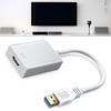 USB3.0 To HD Multimedia Interface Adapter 5Gbps 1920x1080 Resolution HD Computer Adapter for PC Monitors Silver