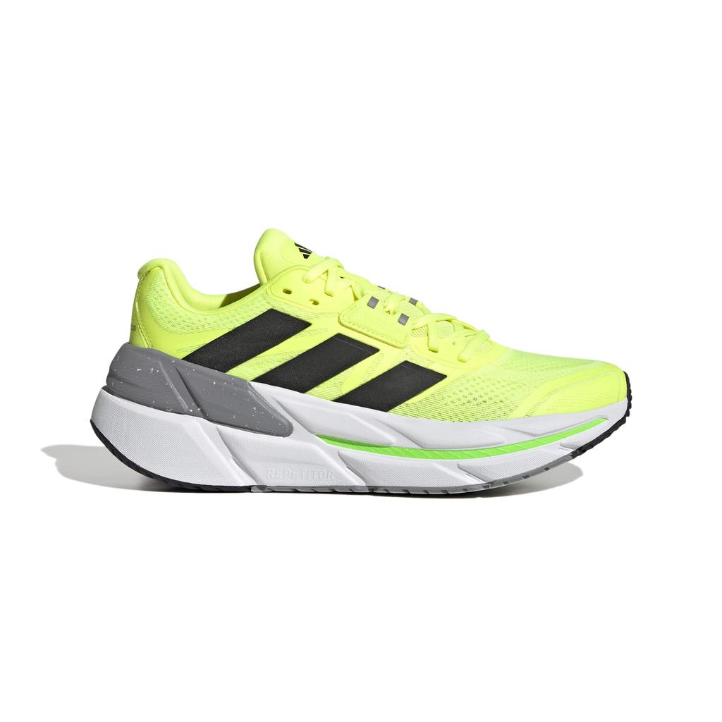 Adidas ADISTAR CS M Running Solar Green Size cm Men's Shoes, Yellow/Core Black/Solar (GV9538), 27.5