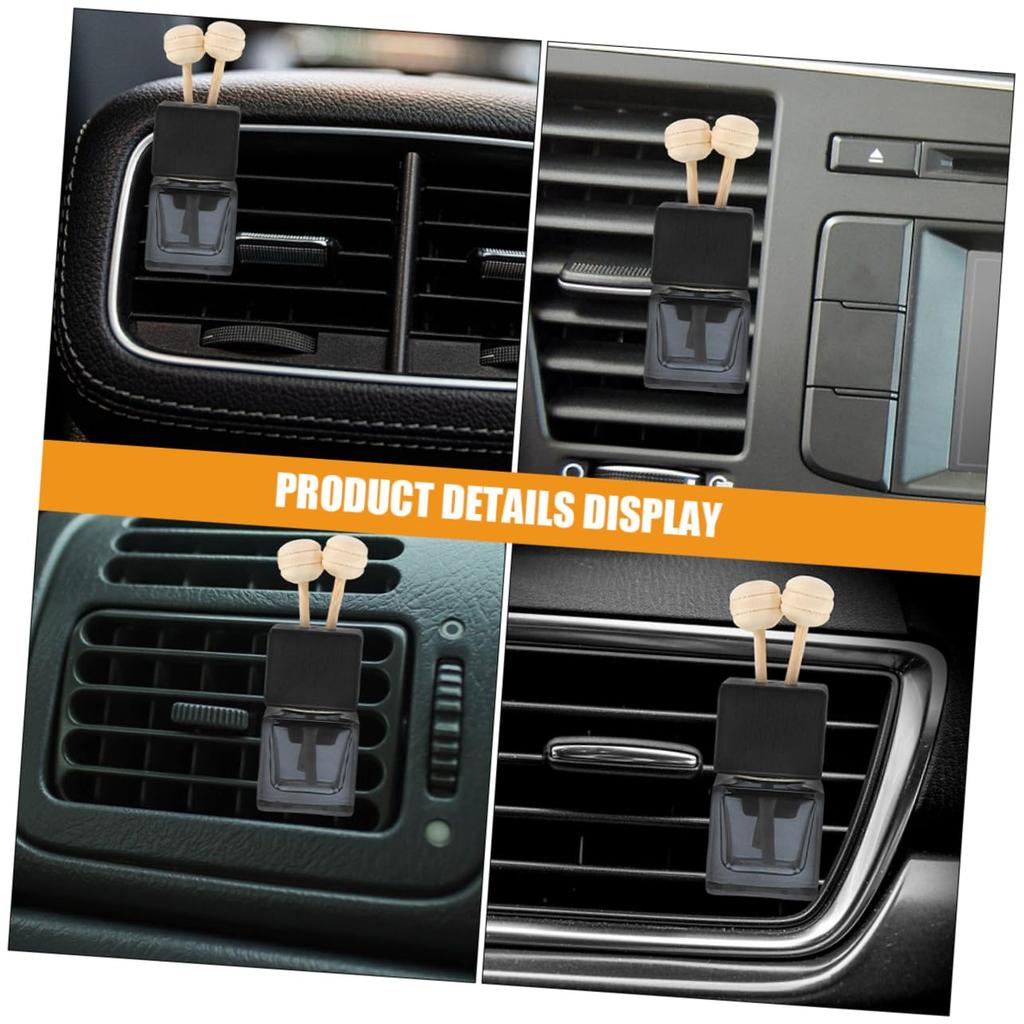 DEARMAMY 2pcs Car Air Conditioner Bottle Car Air Vent Clip Aroma Car Vent