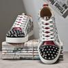 Punk Stil Motorrad Freizeitschuhe Handgemacht Street Herren Sneaker Schnürschuhe Outdoor Skateboard Schuhe Männlich Tennisschuh Laufschuh