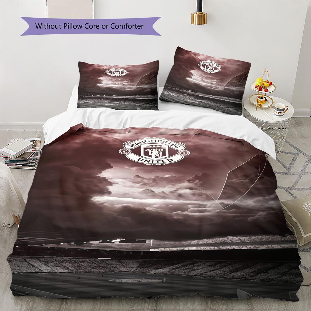 Thick MUFC Mat Bedding Quilt Set Quilt Cover Pillowcase Home Decoration Birthday Gift (1 * duvet cover + 2 * pillowcase, without core)