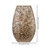 Botanical Vase Elegant Embossed Decorative Textured for Dining Table Centerpiece, Living Room