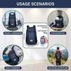 Foldable Waterproof Backpack Large Capacity Lightweight Travel Sports Bag for Hiking Commuting Gym Use