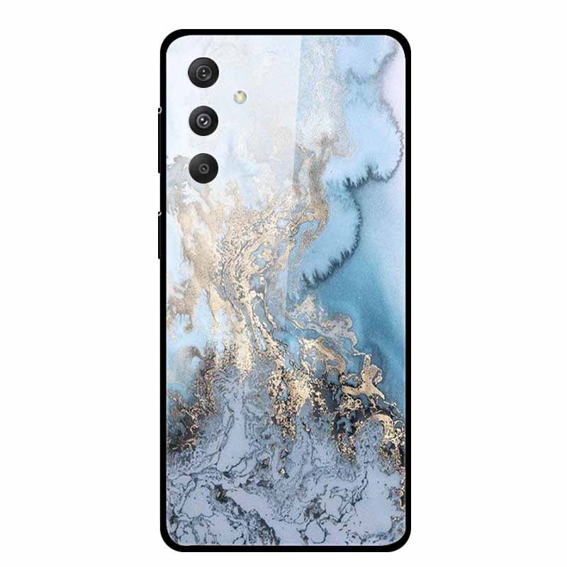 For Samsung Galaxy M54 M34 M14 Case Luxury Tempered Glass Back Cover Hard Case Samsung Galaxy M 54 Capa Fundas Coque Colorful
