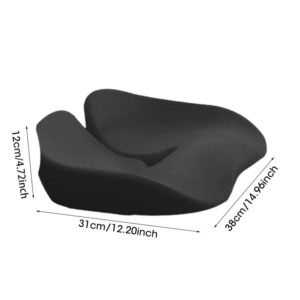 Car Seat Cushion Non-Slip Orthopedic Memory Foam Coccyx Cushion Relief Comfort Office Chair Tailbone Sciatica Back Pain