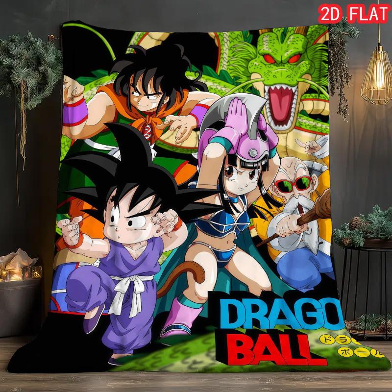 Dragon Ball Soft Touch Blanket Ultra Smooth Flannel Blanket for Kids Adults Home Rest THW