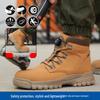 High-Top Steel Toe Safety Boots - Anti-Smash & Puncture Resistant, Durable & Comfortable Work Shoes