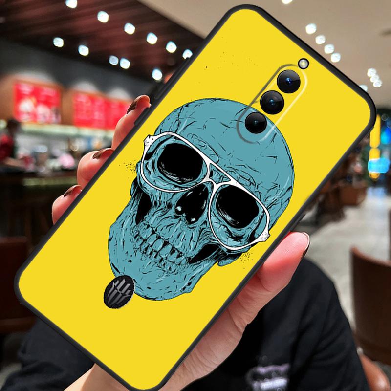 Gothic Skull Case For Nubia Red Magic 9 Pro 8 Pro 8S Pro Plus Red Magic 6 7 6S 7S Pro 5G 5S 6R Cover