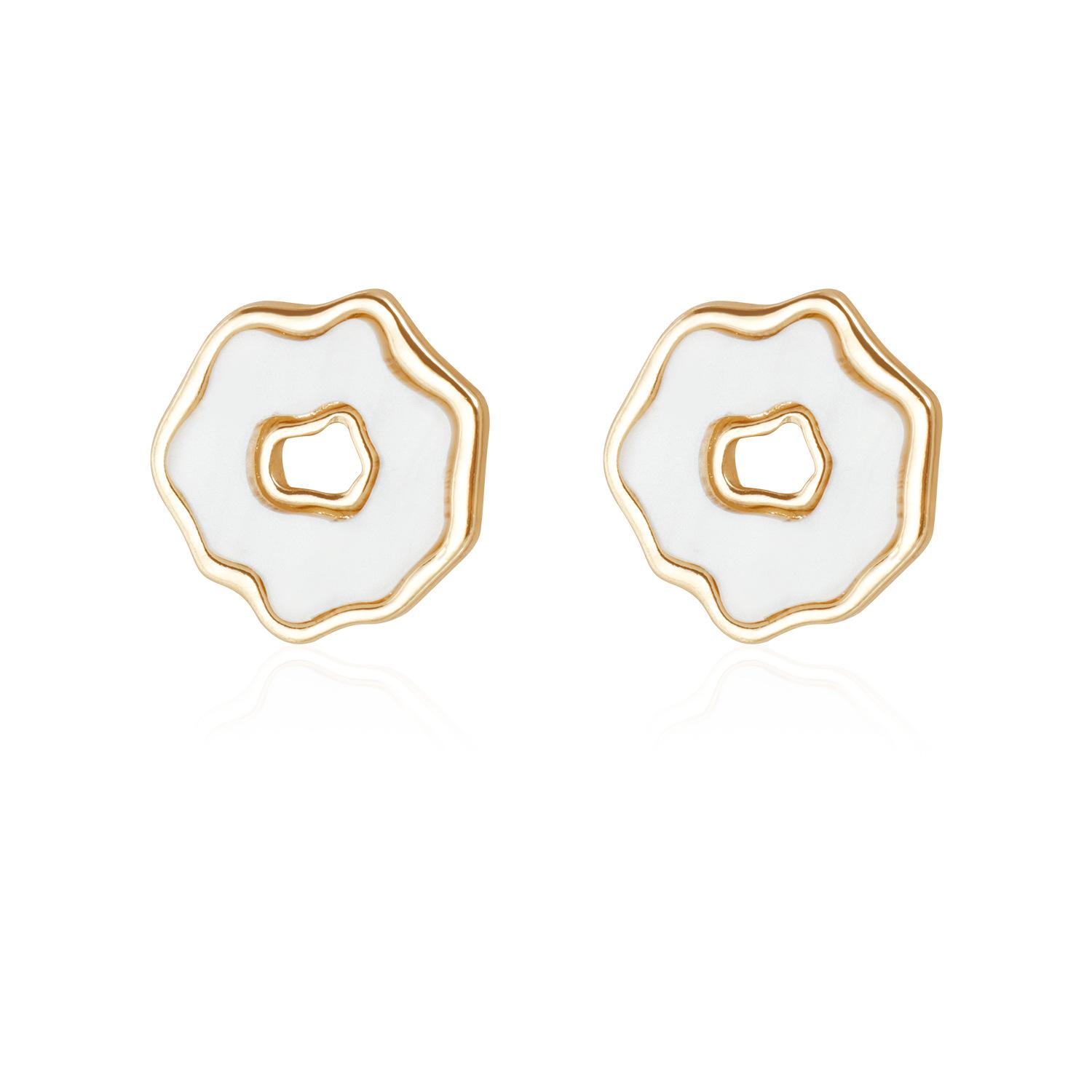

European and American jewelry light luxury fashion plate inlaid irregular necklace niche versatile design sense necklace decoration set
