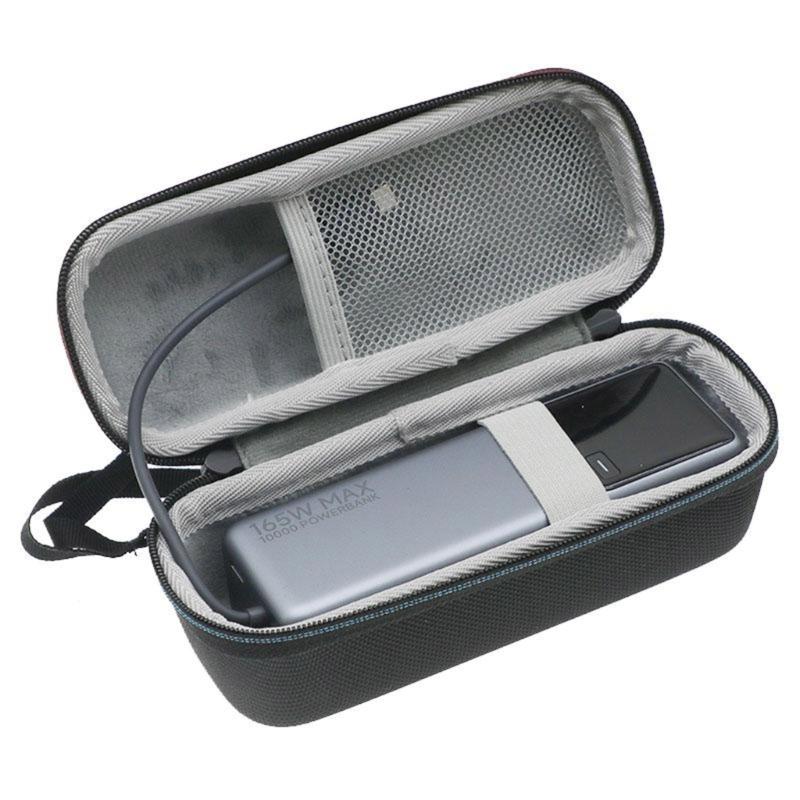 Carry Case with Inner Mesh Pocket for Built-in Cable Power Banks Scratch Resistant EVA Box Splashproof Storage Bag