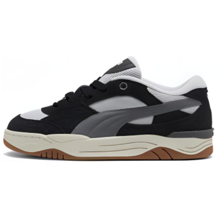 PUMA 180 Texture Low Top Casual Sneakers Cool Light Grey Black Gum Unisex 397313-04 EU 39