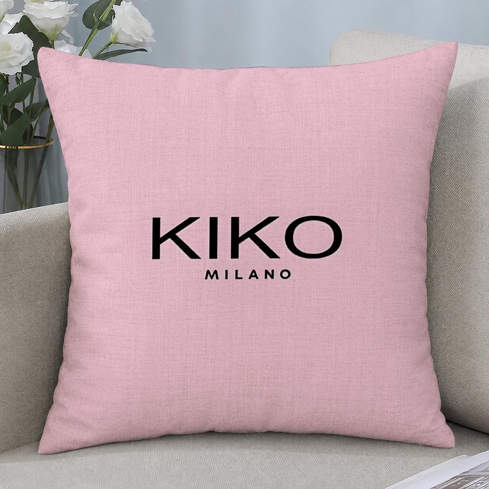 Brand KIKO MILANO Cushion Cover Cushion Covers Natural Linen Breathable Sofa Bedroom Decor Pillowcase