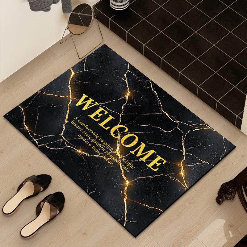 Entree Deur Vloermat Diatomeeënaarde Absorberende Voetmat Vuilbestendige Kunst Smeermat Entree Deurmat Tapijt Kan Worden Gesneden 40 * 60CM diatom mud