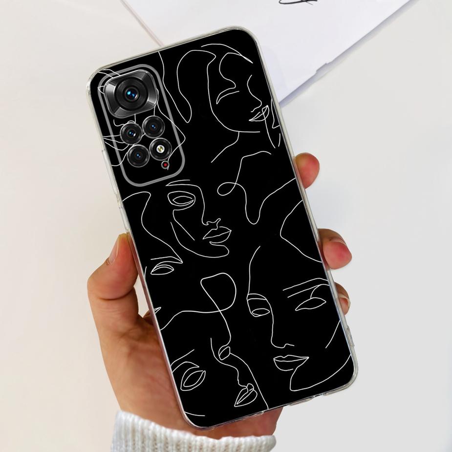 For Xiaomi Redmi Note 11 4G Case Redmi Note 11S Stylish Painted Cover Soft Silicone Phone Case For Redmi Note 11 Pro Plus Bumper Redmi Note 11S