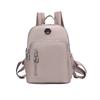 Double Shoulder Schoolbag, Large Capacity, Lightweight and Simple Student Attendance Travel Backpack, Solid Color Simple Trend Women's Bag