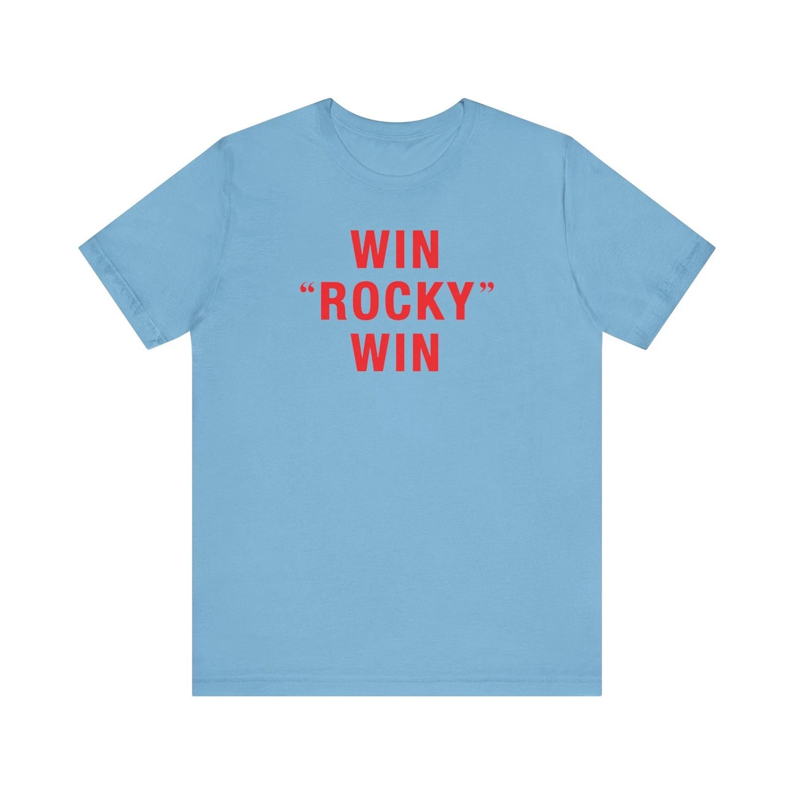 Win  Rocky  Win (Sylvester Stallone iconic tee) Unisex Jersey Short Sleeve Tee L