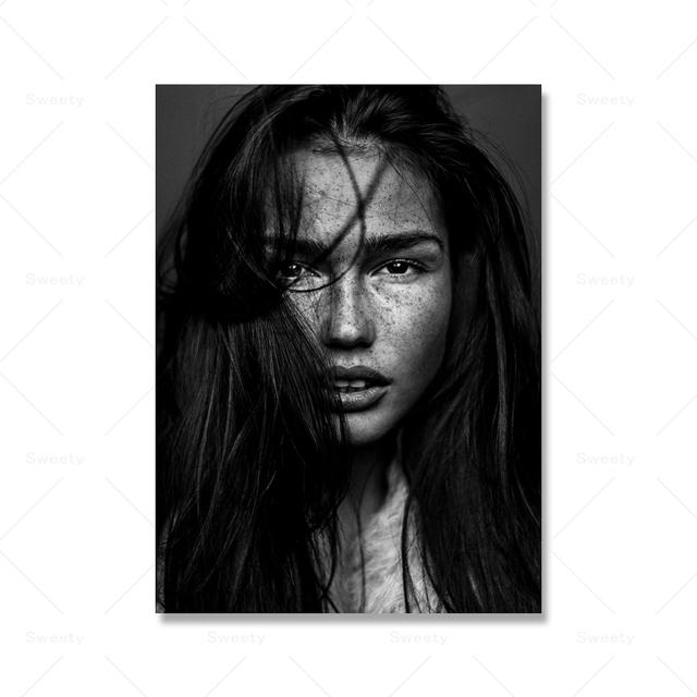 Schwarz-weiße nordische Bilder, Models, Porträts, Balkone, Zigarettenposter, Wohnzimmerdekorationswände