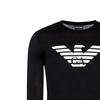 Emporio Armani FW21 Cotton Printed Long Sleeve T-Shirt Men Tops Black 8N1T64-1JPZZ-0999