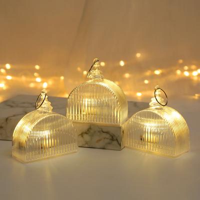 Led Electronic Candle Luminous Crystal Transparent AG13 Button Battery Nightlight Christmas Decoration