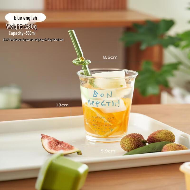 Ins-Style Irregular Heat-Resistant Glass Tea & Beverage Mug
