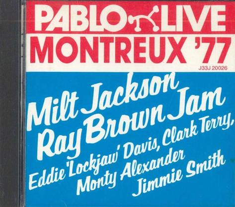 

CD MILT JACKSON RAY BROWN JAM Montreux 77 J33J20026 POLYDOR 1985 Japan Jazz Used