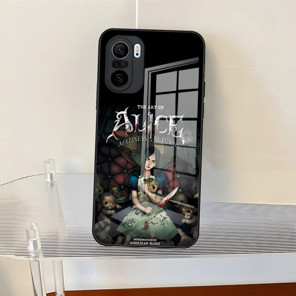 Game A-Alice Madness R-Returns Phone Case For Redmi 13 12 13c 12c Note 13 Pro Plus 11 12 Pro 10 12s 11s Tempered Glass Cover