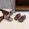 New Style Girls' Shoes - Low-cut Leather Shoes for Children, Soft Sole, Baby Single Shoes