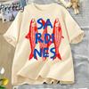 Sardines Graphic Tee Trendy Fish T-shirt Casual Short Sleeve Cotton T Shirt Streetwear Round Neck Tshirt Streetwear Cool Tees