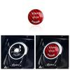 Car Carbon Fiber Cap Sticker for BMW Keyless Start Stop Button 1 2 3 4 5 6 7 X3